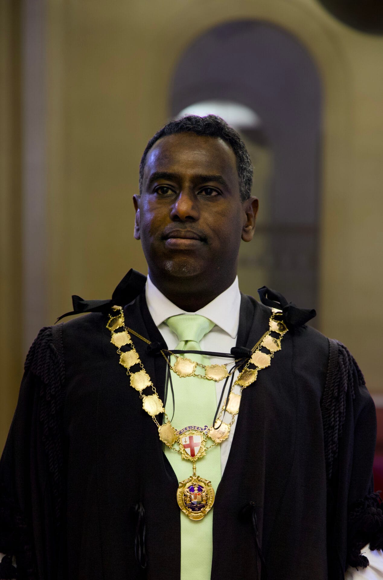 New Lord Mayor Yassin Mohamud.